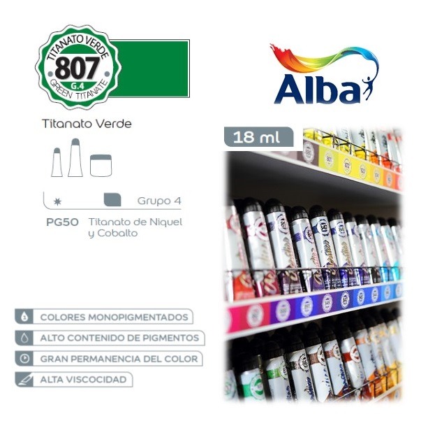 ACRILICO PROF.18cc.TINTINATO VDE.ALBA