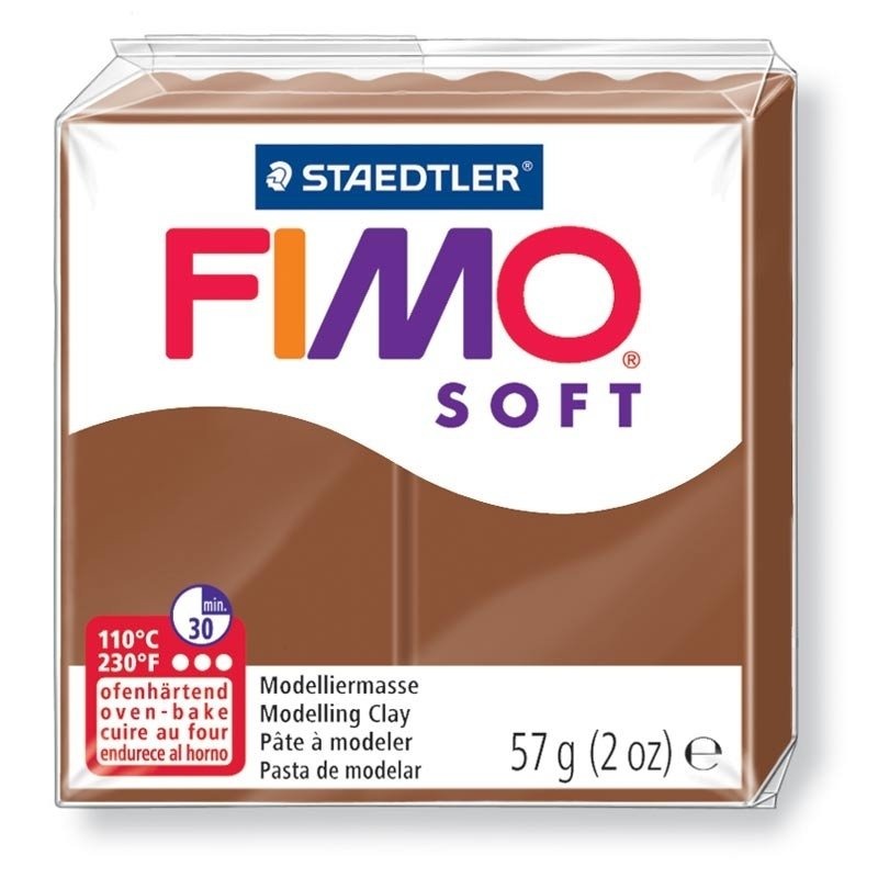 ARCILLA POLIMERICA FIMO SOFT CARAMELO 56grs.