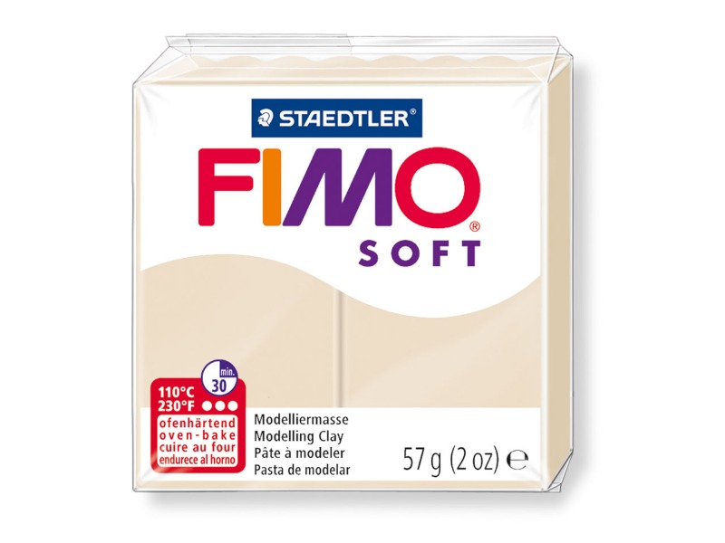 ARCILLA POLIMERICA FIMO SOFT PIEL 56grs.