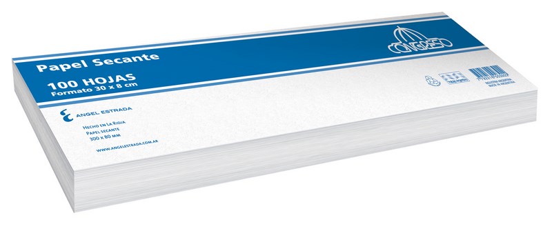 PAPEL SECANTE 8x30cm.x1hj.