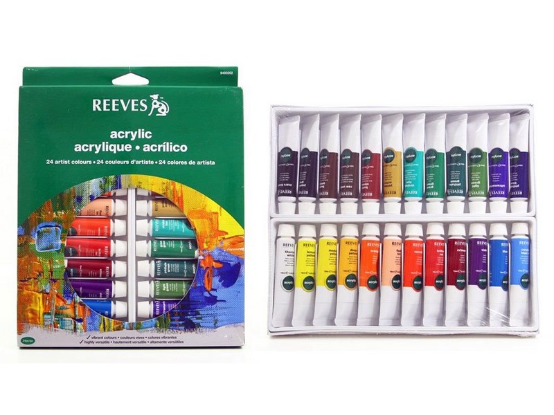 SET ACRILICOS POMOS x24u.REEVES