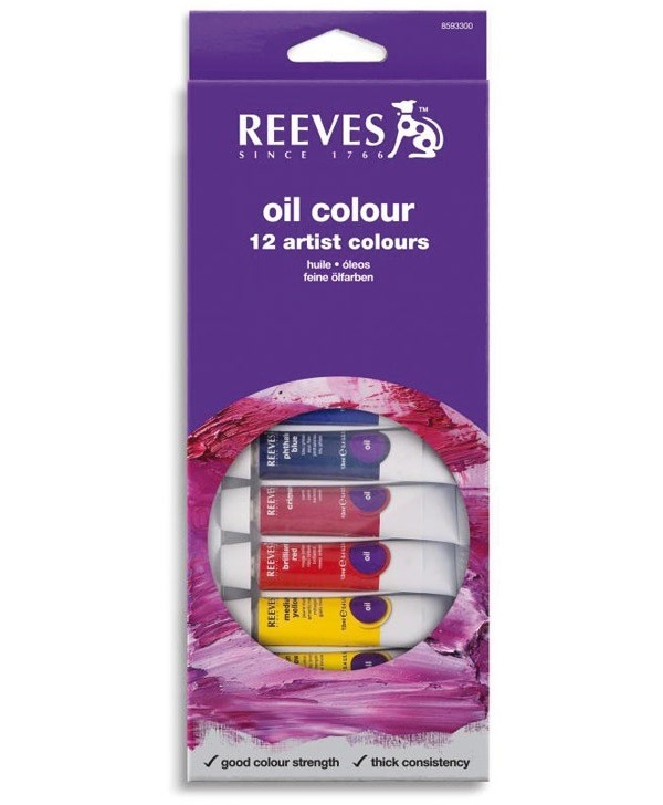 SET OLEOS 10mm. x12u. REEVES