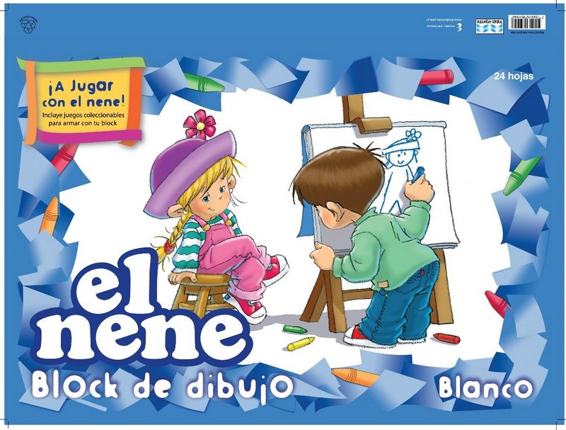 BLOCK DIB.N*6 BLANCOx24hjs.EL NENE