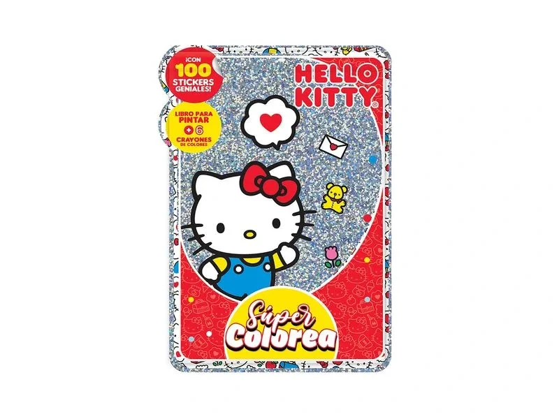 SUPER COLOREA + LIBRO PINTAR N*1 H.KITTY