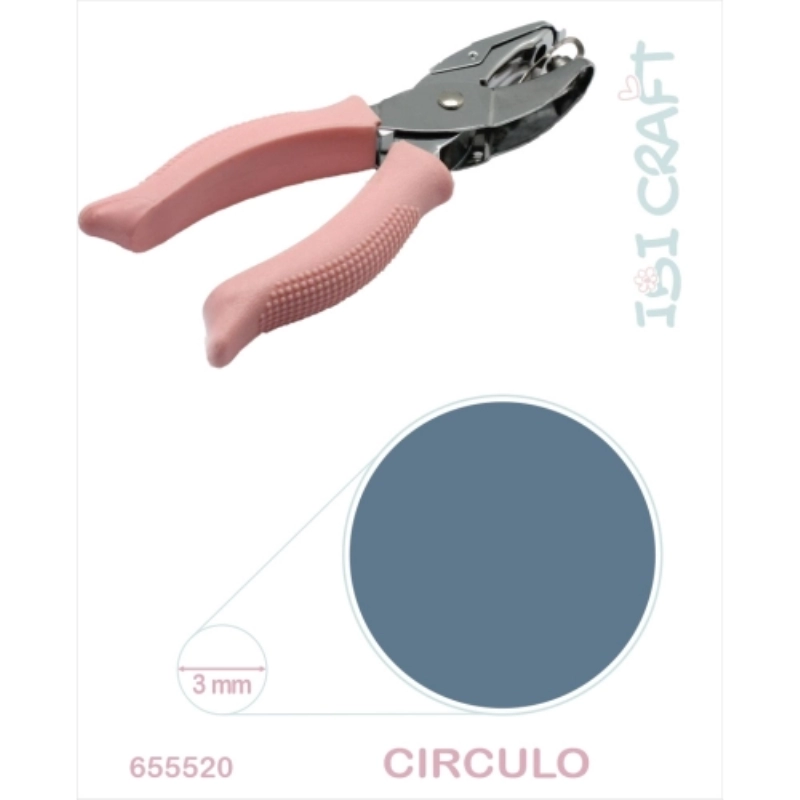 PERFORADORA PINZA C/FORMA 3mm. CIRCULO