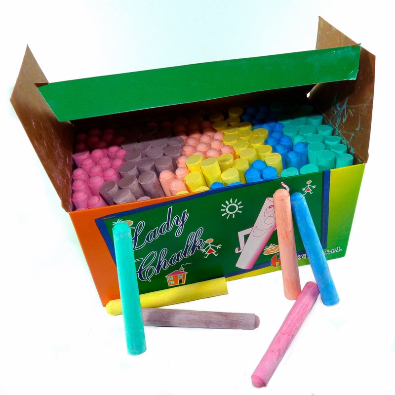 TIZAS COLORES SURTIDOS x144u.LADY CHALK