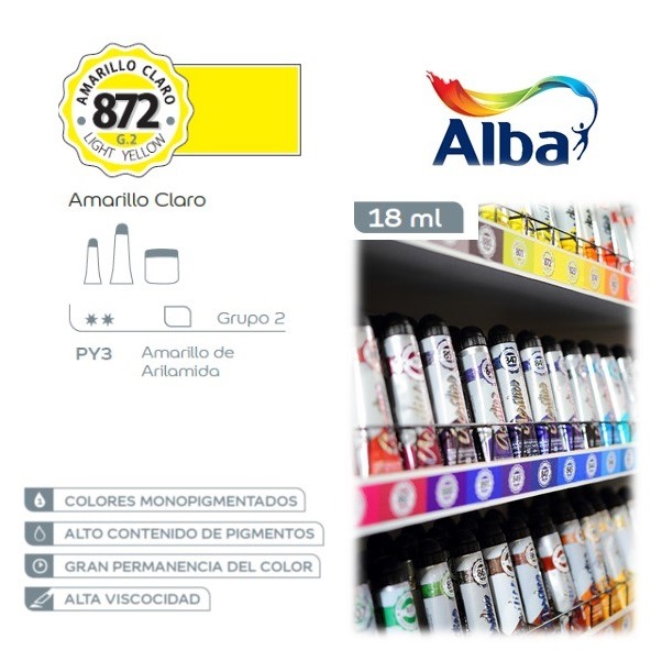 ACRILICO PROF.18cc.AM.CLARO ALBA