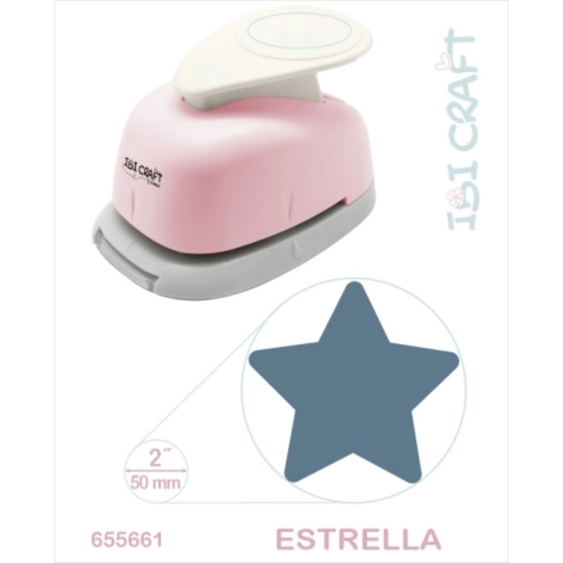 PERFORADORA C/FORMA 50mm.ESTRELLA