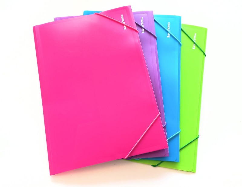 CARPETA OF.3 SOL C/ ELAST. OPACA F-V-T-VM LAMA