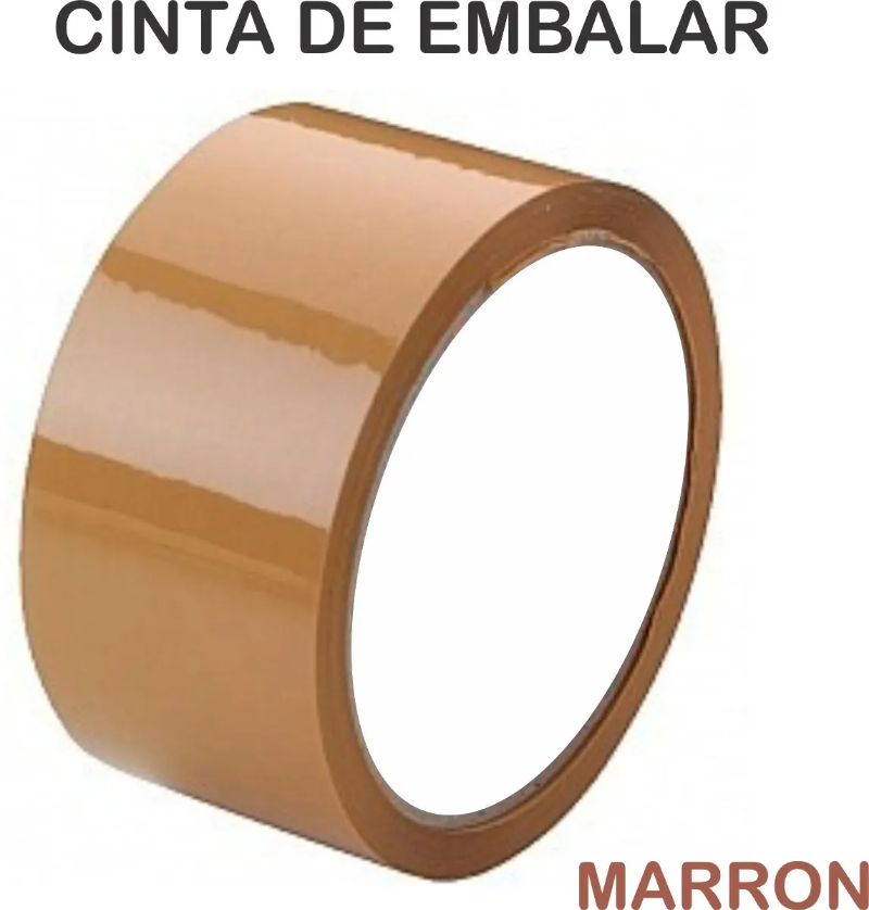 CINTA MARRON EMBALAR 48mm.x50m.DOBLE A