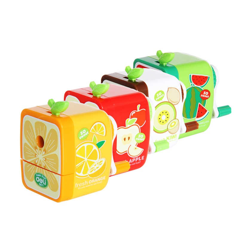 SACAPUNTAS PLAST.GIRATORIO FRUTAS
