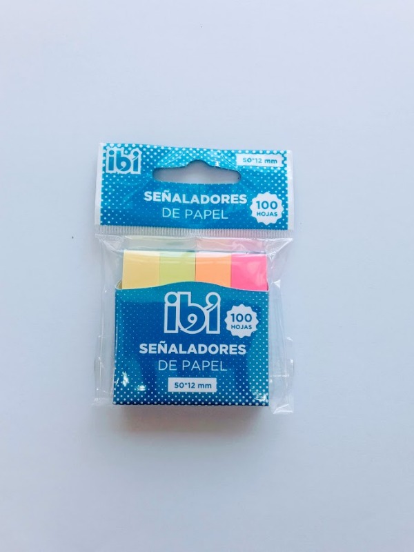 NOTA ADH BANDERITAS 50x12mm 4 COLORES