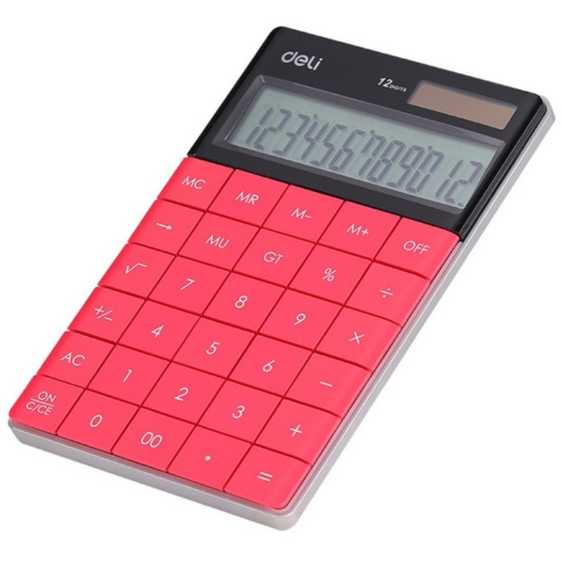 CALCULADORA GRANDE 12dig. DELI 