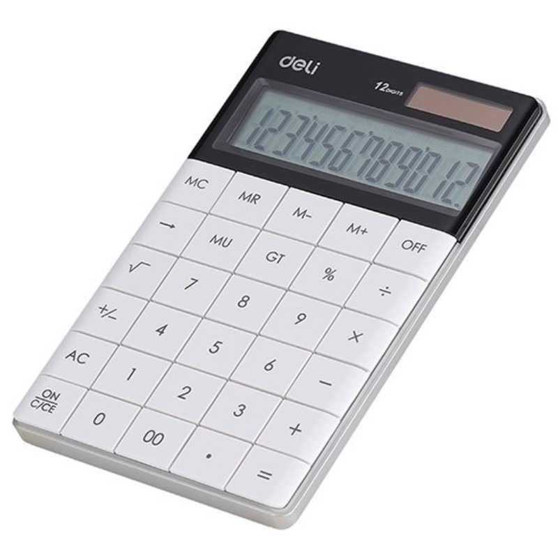 CALCULADORA GRANDE 12dig.DELI