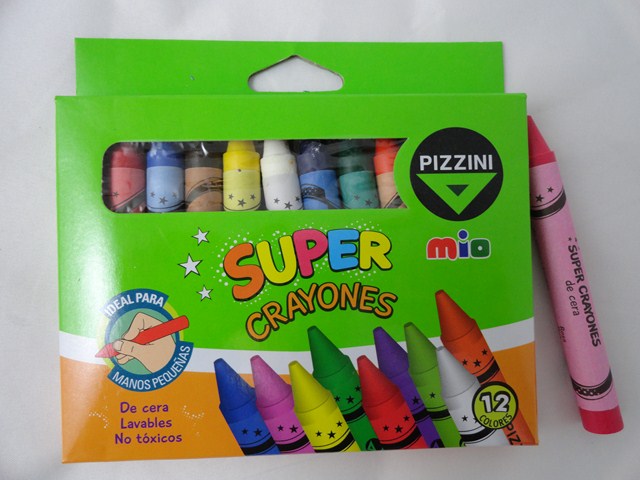 CRAYONES x12u. GRUESOS PIZZINI MIO