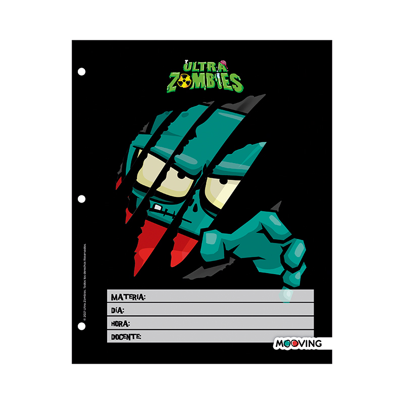 CARATULAS ESC.N*3 x6hjs.ULTRA ZOMBIE