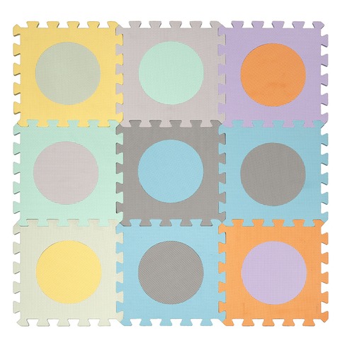 PISO LISOS C/CIRCULO ENCASTR.30x30cm.x9u.x8mm.