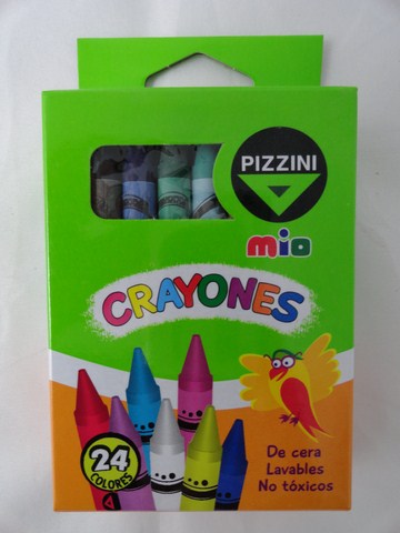 CRAYONESx24u.FINOS PIZZINI MIO