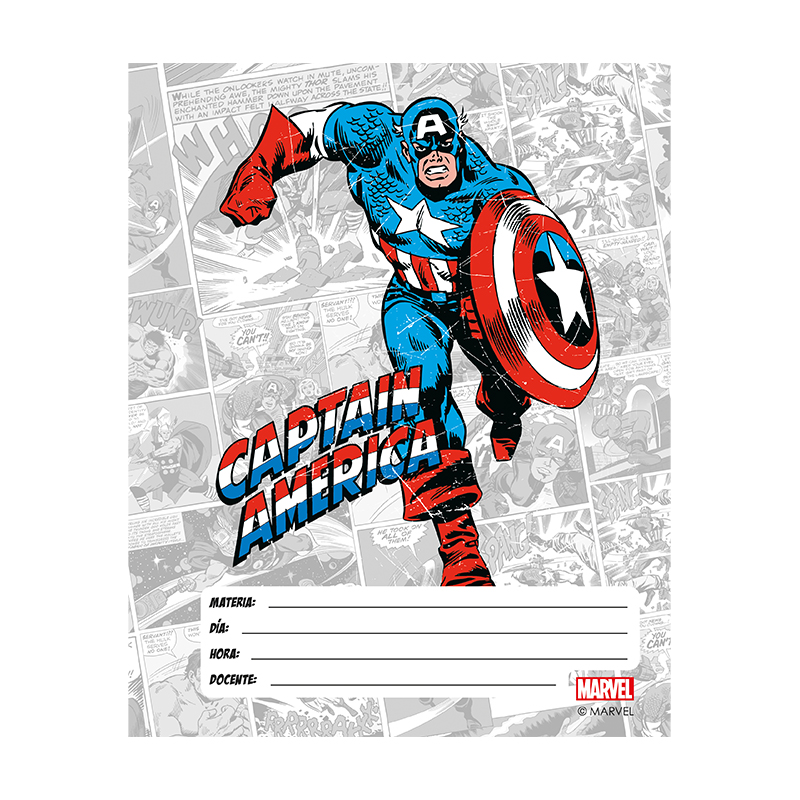CARATULAS ESC.N*3x6hjs.MARVEL
