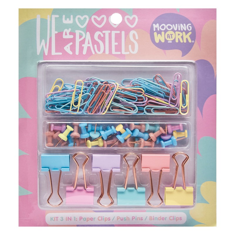 SET PARA ESCRITORIO PASTEL