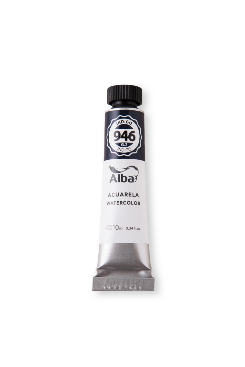 ACUARELA PROFESIONAL EN POMO x10cc. INDIGO ALBA