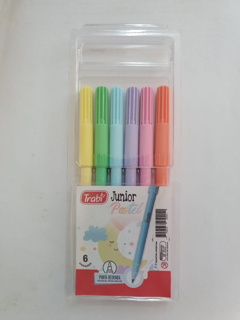 MARC. FINO JUNIOR PASTEL x6u. TRABI