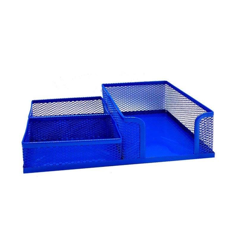 SET ESCR.PORTATACO/2 PORTACLIPS M.CALADO AZUL