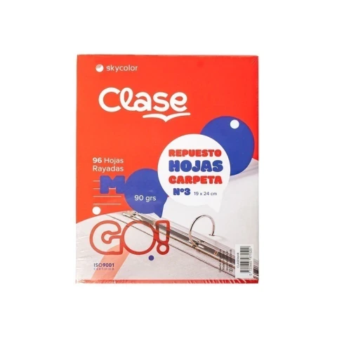 REP ESC. 96HR. CLASE RESIST Al AGUA SKY