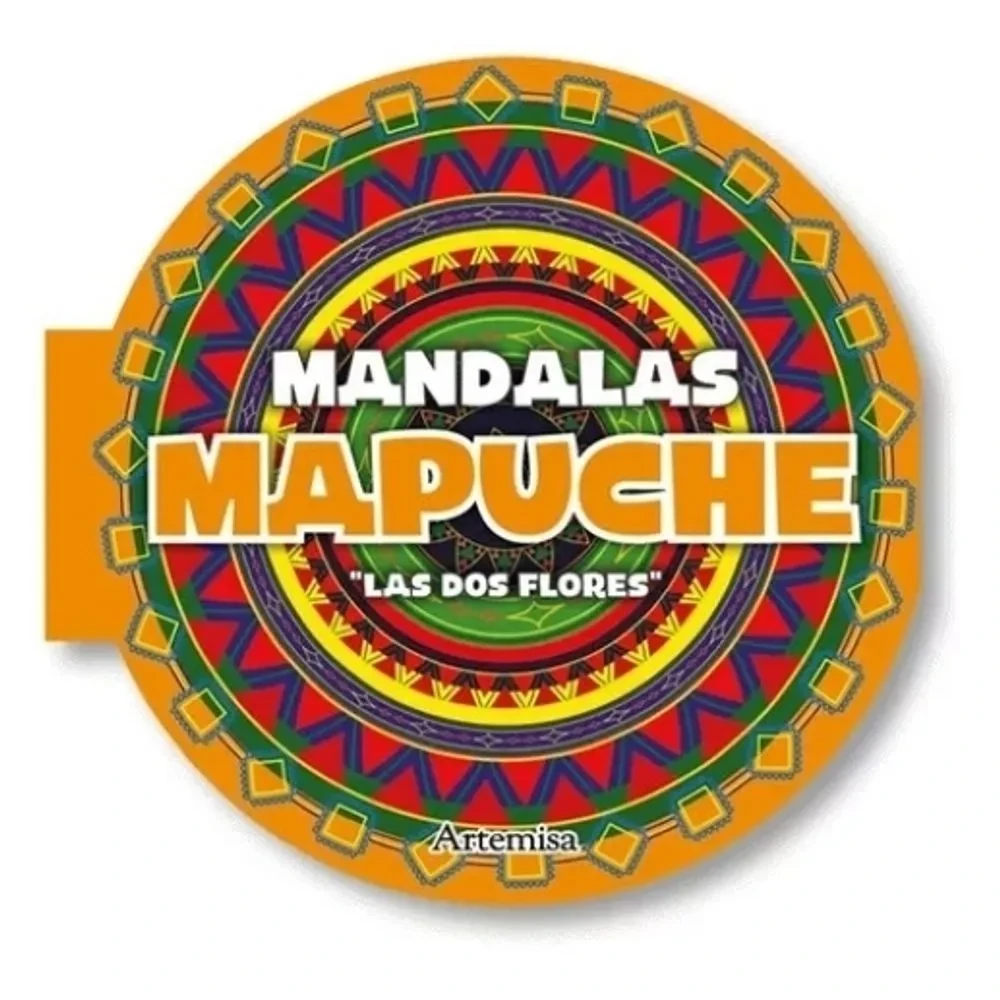 COL.MANDALAS MAPUCHE:DOS FLORES