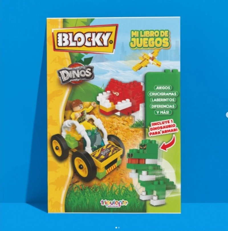 COL.BLOCKY LIBRO DE JUEGOS:DINO
