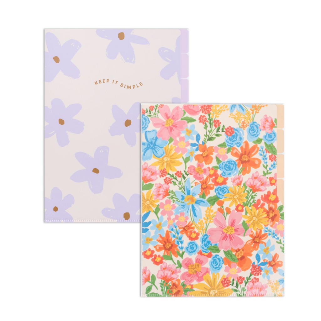 CARPETA A4 "L" 5 DIVISIONES DISEÑO