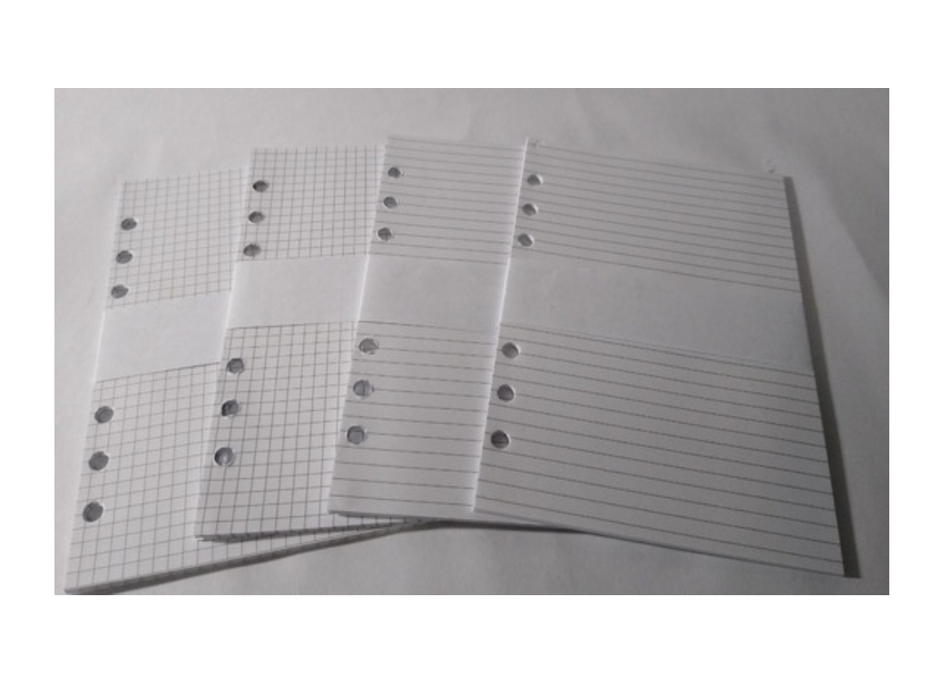 REPUESTO N*7 CUADRICULADO x25hjs. 6 PERFORACIONES
