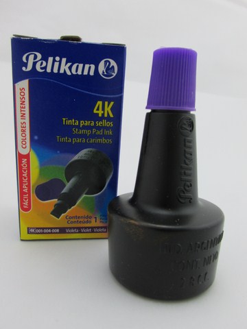 TINTA P/SELLO GOMA 28cc.PELIKAN VIOLETA