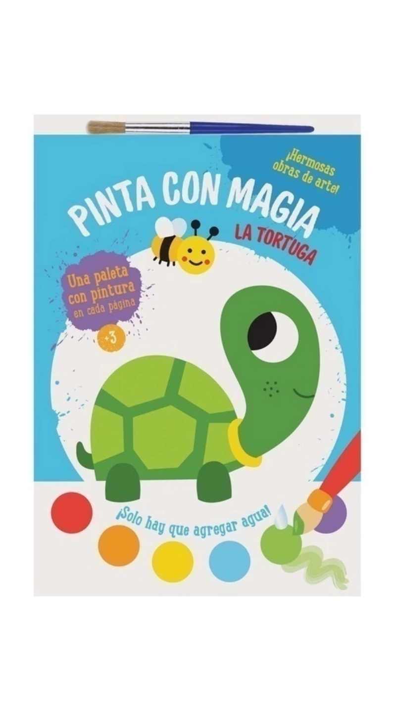 COL.PINTA CON MAGIA:LA TORTUGA