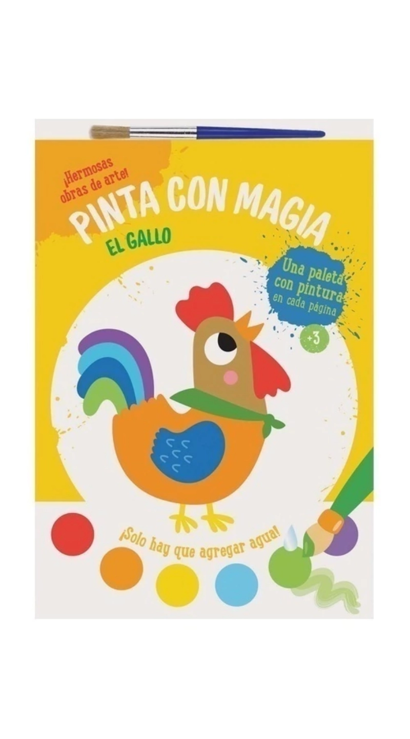 COL.PINTA CON MAGIA:EL GALLO