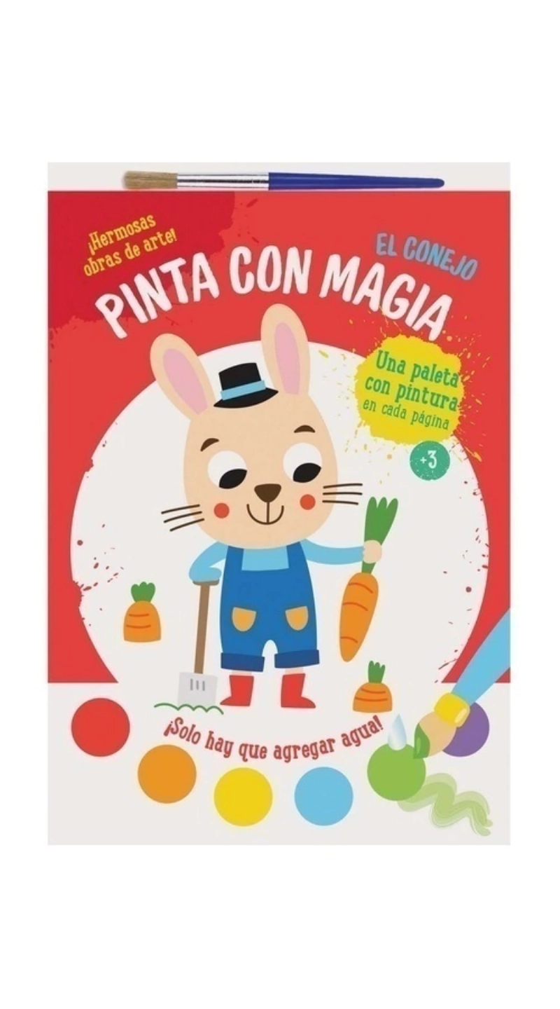 COL.PINTA CON MAGIA:EL CONEJO