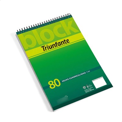BLOCK A4 C/ESP.80HC.TRIUNFANTE