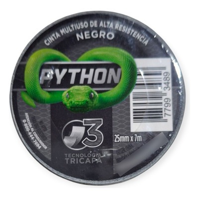 CINTA AISLADORA DE PVC X 10 mtrs PYTHON