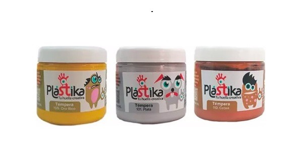 TEMPERA 200ml.ESCOLAR METAL POTE ETERNA