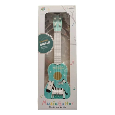 GUITARRA INFANTIL CELESTE C/CEBRA