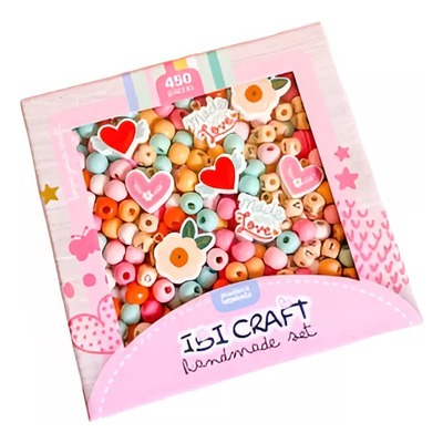 SET P/ARMAR DE MADERA CORAZON 450piezas.