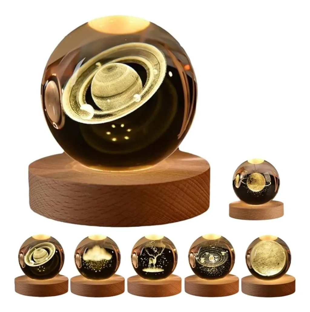 VELADOR BOLA DE CRISTAL USB DIF.MODELOS