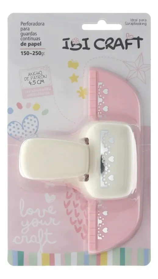 PERFORADORA P/GUARDAS: JUMBO CORAZONES