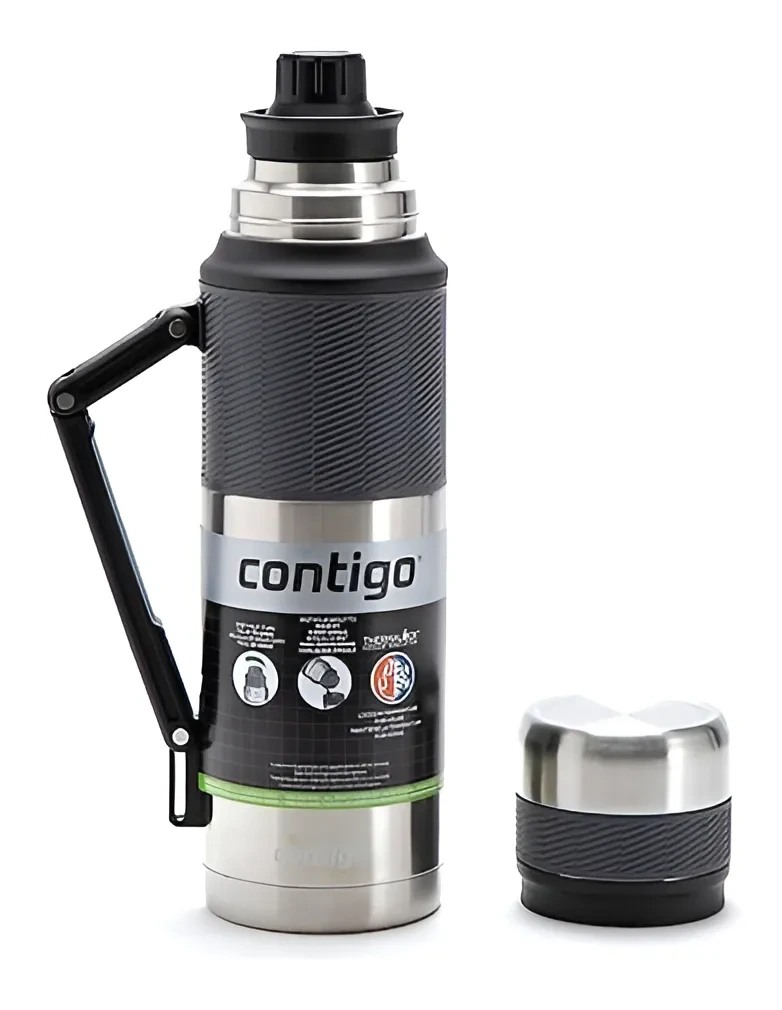 TERMO 1 litro  PLATA CONTIGO