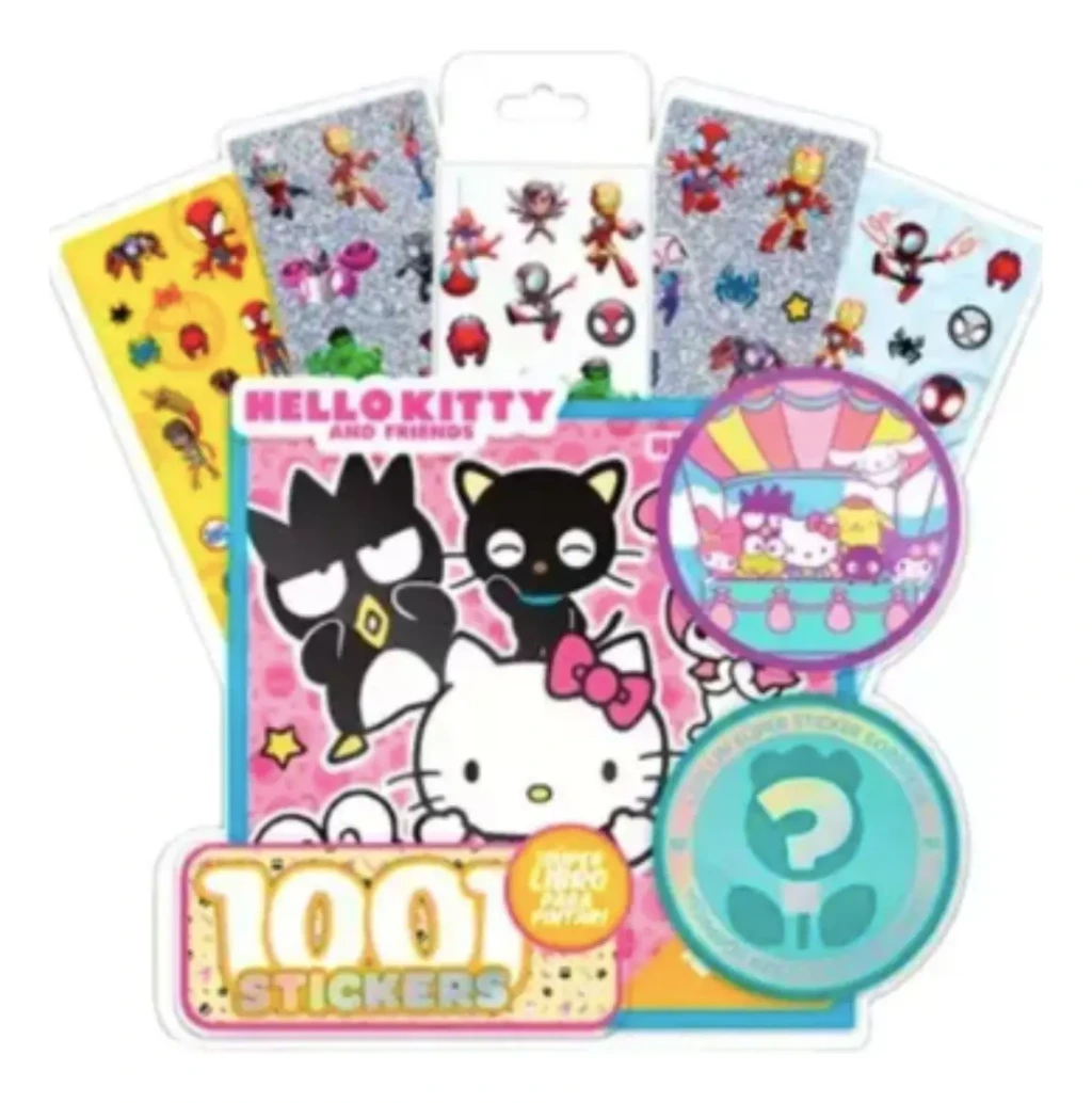1001 STICKERS+ LIBRO PINTAR N*1 KITTY