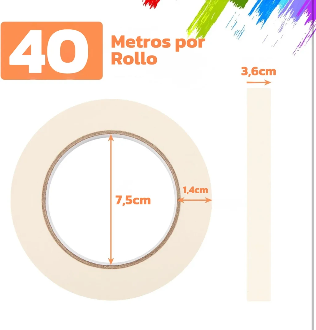 CINTA ENMASCARAR 36mm.x40m. BINDER.
