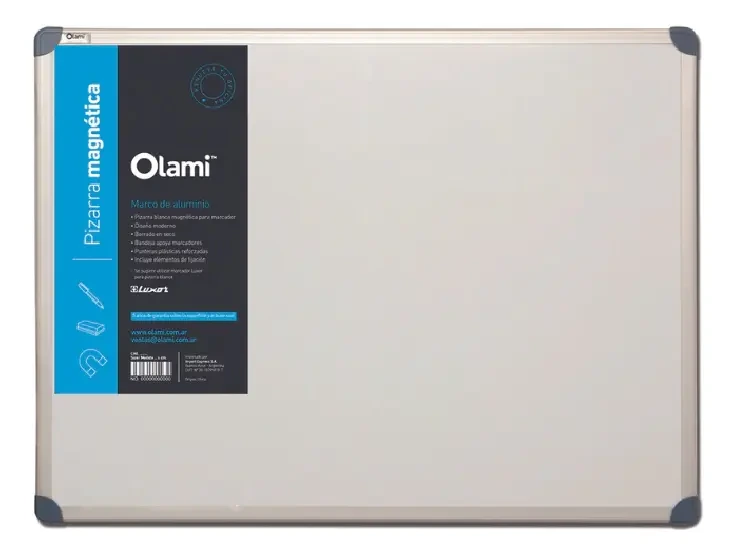 PIZARRA BCA.MAGN.60x90 B.METAL OLAMI