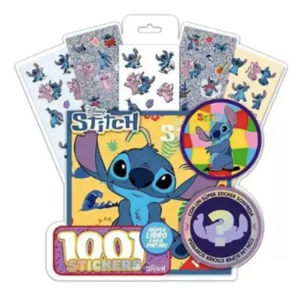 1001 STICKERS+ LIBRO PINTAR N*1 STITCH