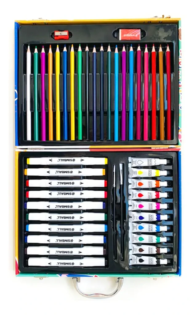 SET DE ARTE 48pcs. ROJO