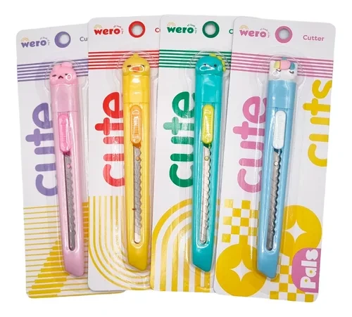 CUTTER PLASTICO 9mm. CUTE CUTS PALS.